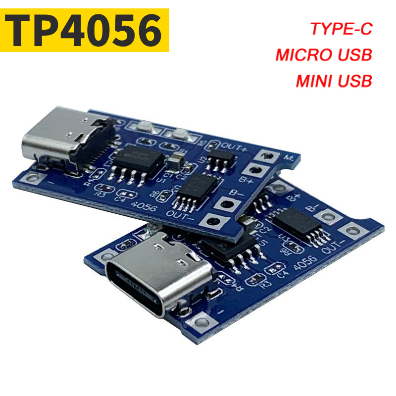 Tp4056 Module - TP4056 保護機能付きデュアル機能 5V 1A マイクロUSB /