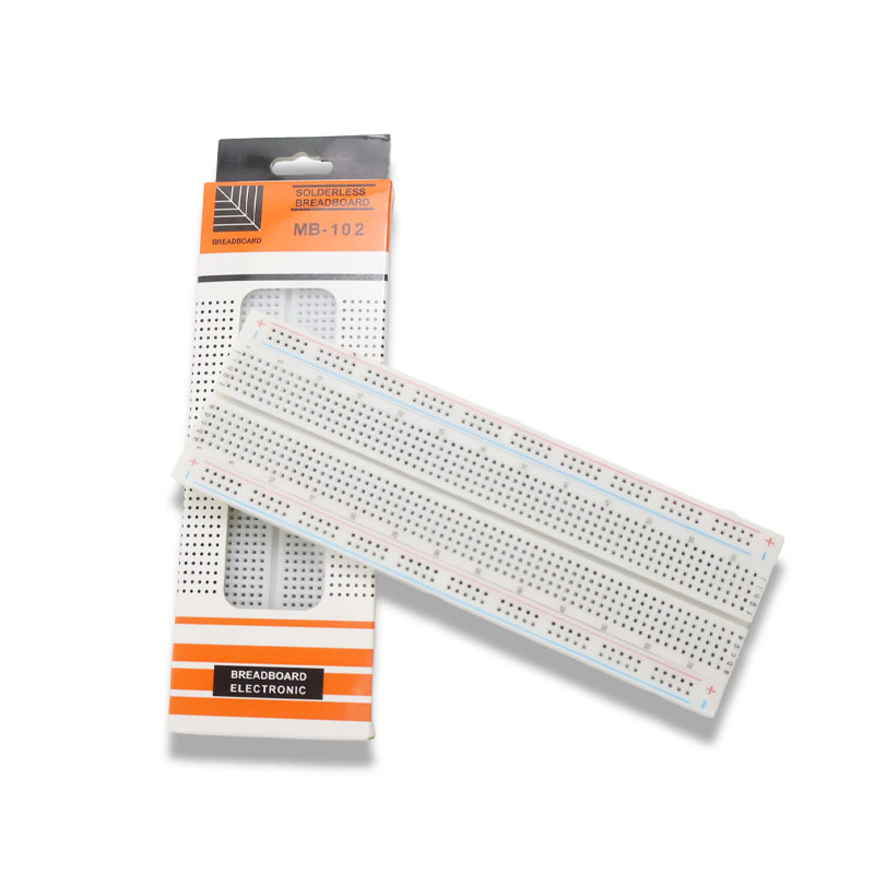 Breadboard 400 Point - MB102ブレッドボードキット 400/830ポイント はんだ付け不要PCBブレッドボード ジャンパーワイヤー ケーブルボード デュポンワイヤー