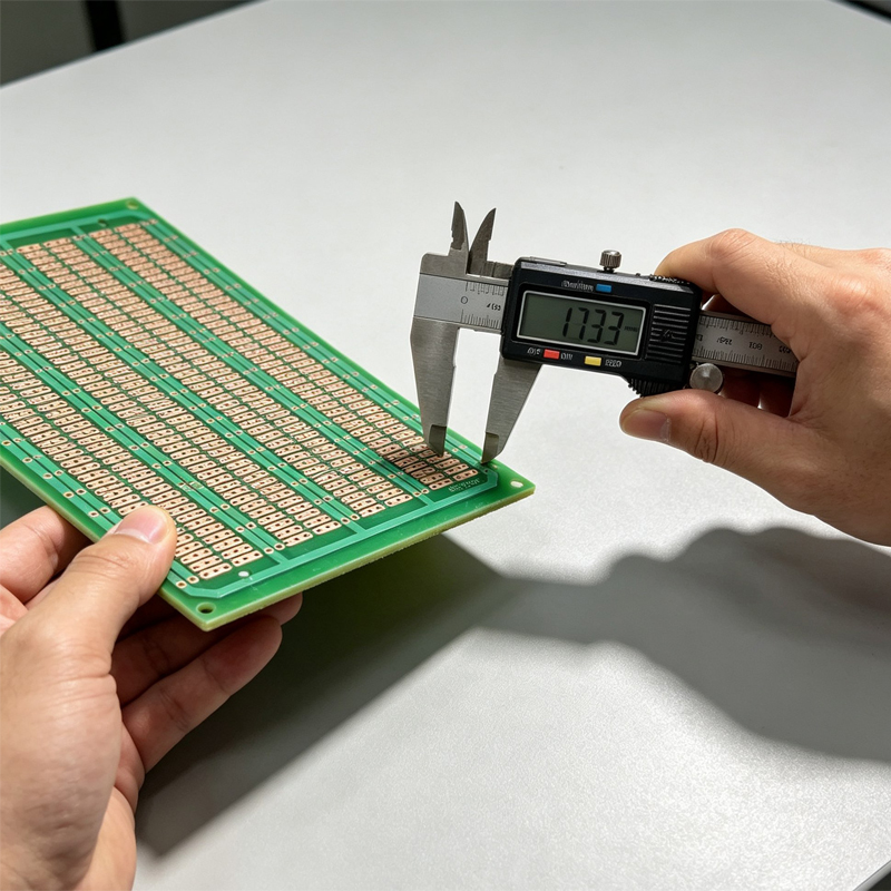 Pcb Prototyping Board - 1個、9x15cmの汎用プロトタイプPCB基板、90x150mmのマトリックス実験用プロトボード、単列連続穴付き、DIYはんだ付け回路用。