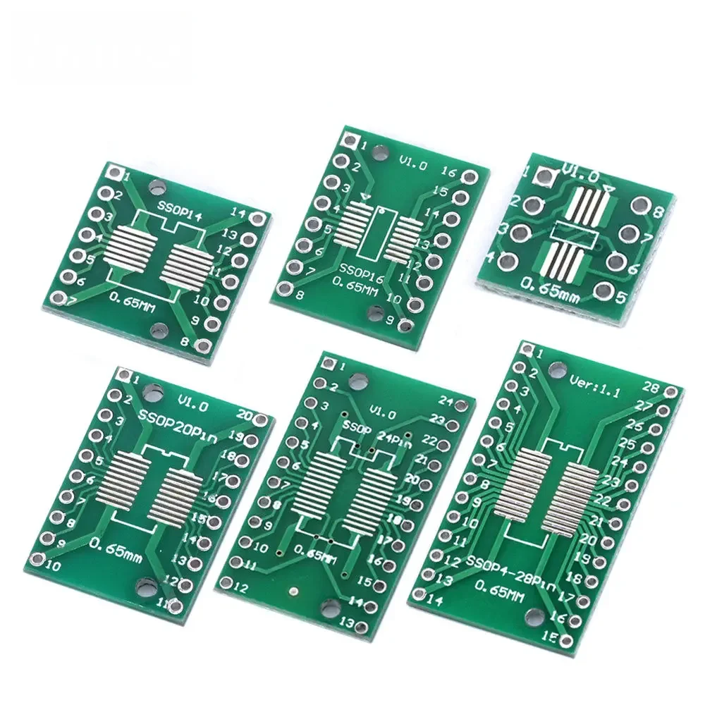 Pcb Prototyping Board - 10 個の SOP8 から TSSOP28 アダプターソケットセット