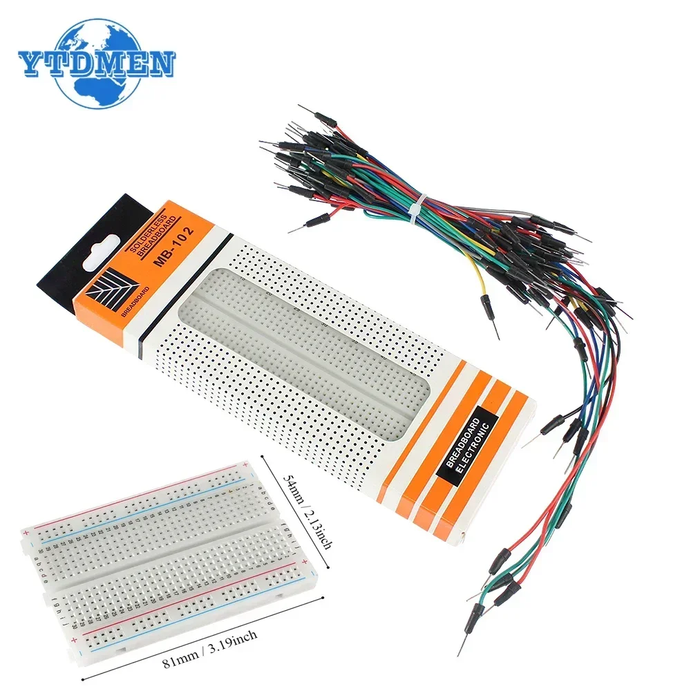 Breadboard 400 Point - MB-102 ブレッドボード 400 830 ポイントはんだレス PCB