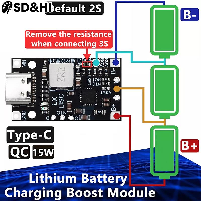 充電器ボード,バッテリー充電モジュール,18650, 217 - Li Ion Charger Module のレビューと価格