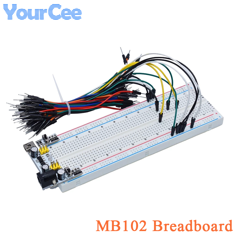 MB-102 MB102 ブレッドボード 400 830 ポ - Breadboard 400 Point のレビューと価格