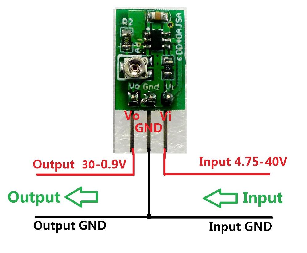 DD40AJSB 5W ミニ DC 降圧コンバータモジュール - Ams1117 Module のレビューと価格