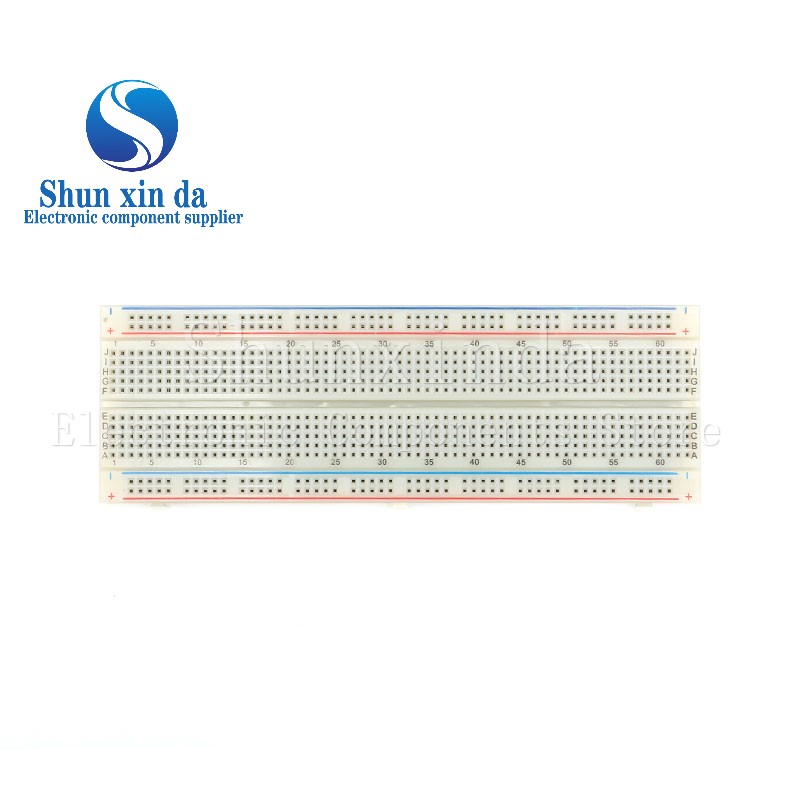 MB102 MB-102 165*55*10mm ブレッドボ - Breadboard 400 Point のレビューと価格