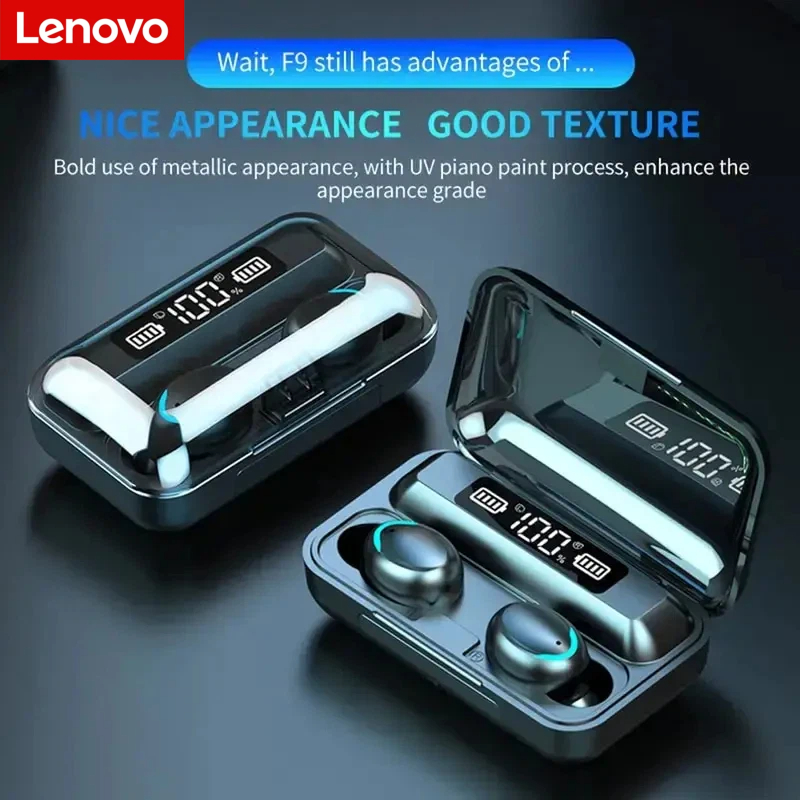 Lenovo F9 Bluetooth ワイヤレスヘッドフォ - Usb C Cable のレビューと価格