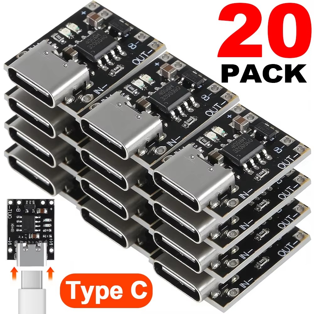 1-20 個 TP4056 3.7V リチウム電池充電放電ボ - Li Ion Charger Module のレビューと価格