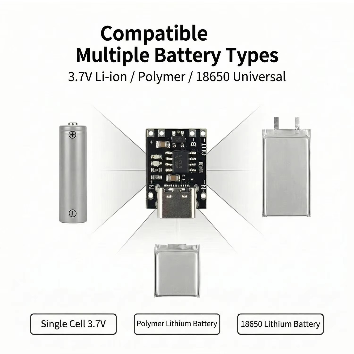 1-20 個 TP4056 3.7V リチウム電池充電放電ボ - Li Ion Charger Module のレビューと価格