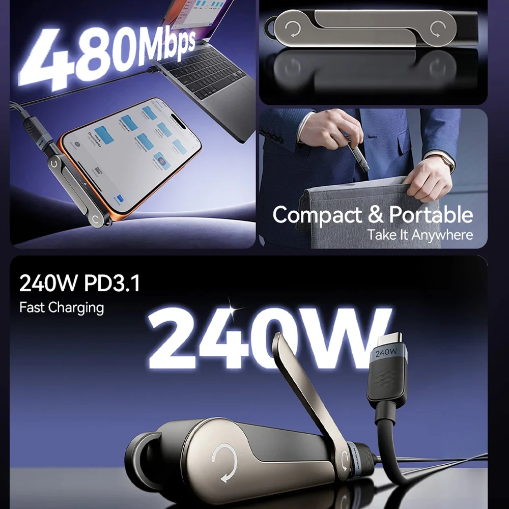 USB Type-Cフラット充電ケーブル Cキックケーブルス - Usb C Cable のレビューと価格