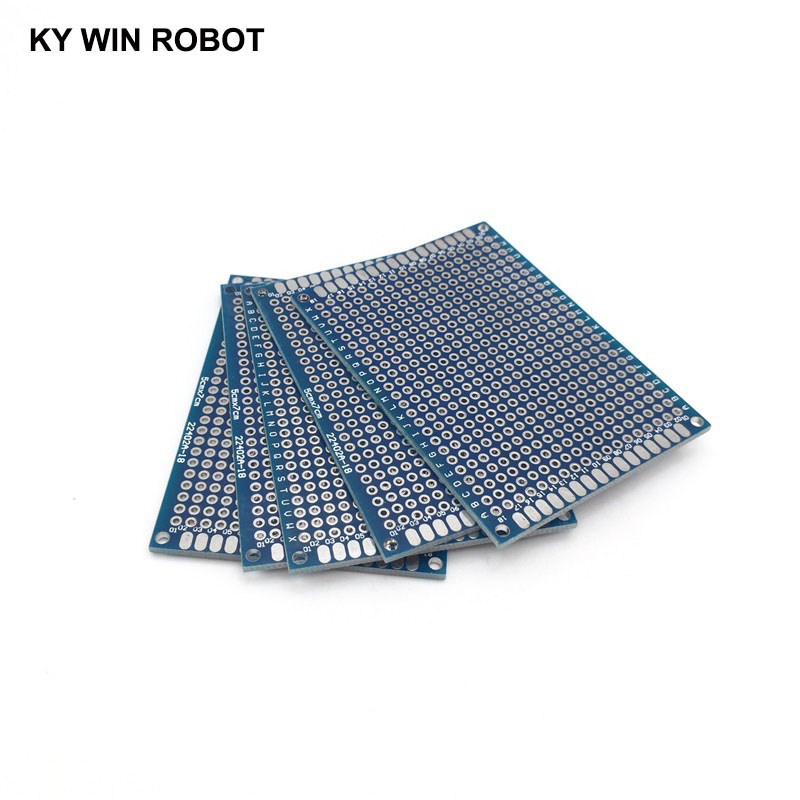 青,5個,5x7cm,50x70mm,ダブルサイド,PCB, - Pcb Prototyping Board のレビューと価格