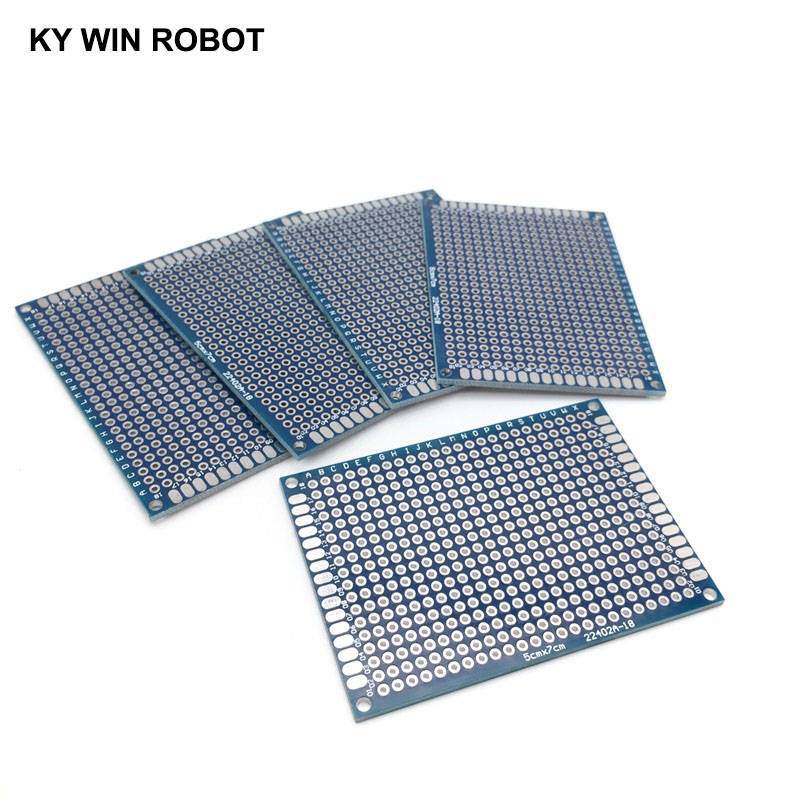 青,5個,5x7cm,50x70mm,ダブルサイド,PCB, - Pcb Prototyping Board のレビューと価格