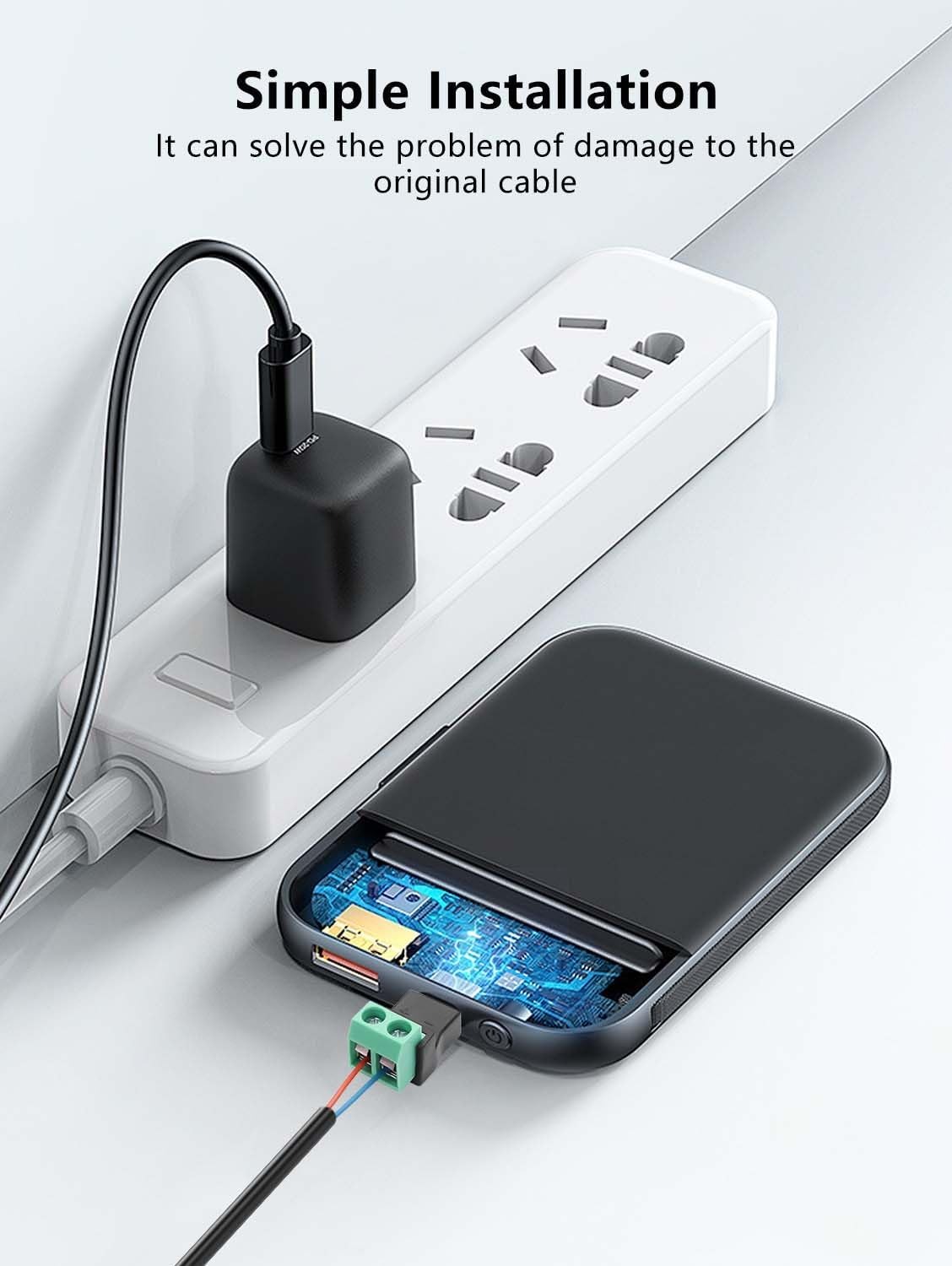 5 個の 2 ピンネジ端子からマイクロ USB アダプタへの - Screw Terminal Block のレビューと価格