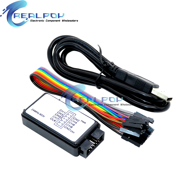 USB ロジックアナライザ 24MHz 8 チャンネル 24 - Breadboard 400 Point のレビューと価格