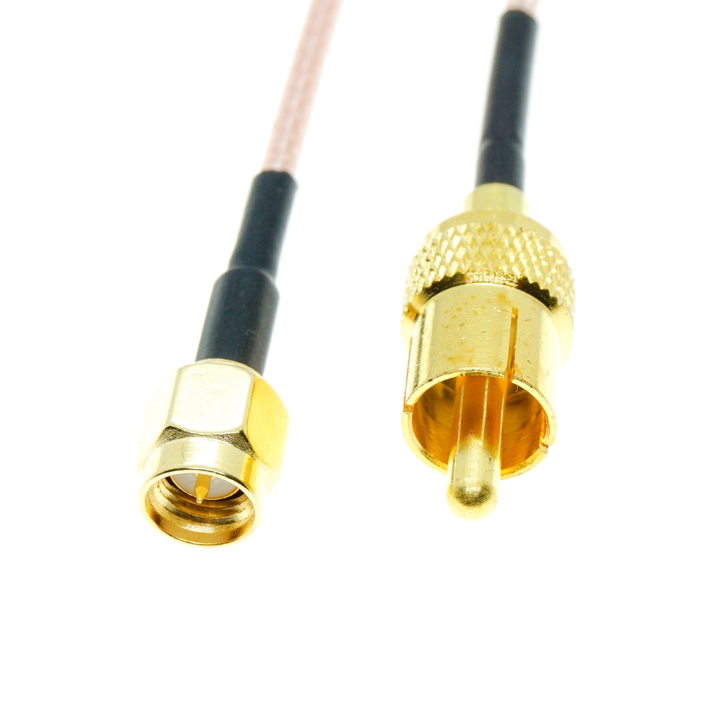 RG316 RCA オス - SMA オスプラグコネクタ圧着 - Jumper Wire Kit のレビューと価格