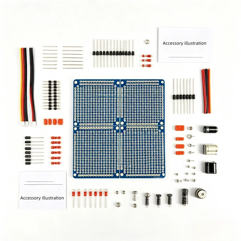 4-in-1 スナップ式PCB基板 89x97mm 両面FR - Perfboard のレビューと価格
