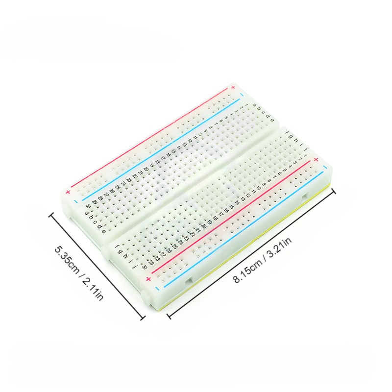 400 ポイント ブレッドボード キット、デュポン ケーブル - Breadboard 400 Point のレビューと価格