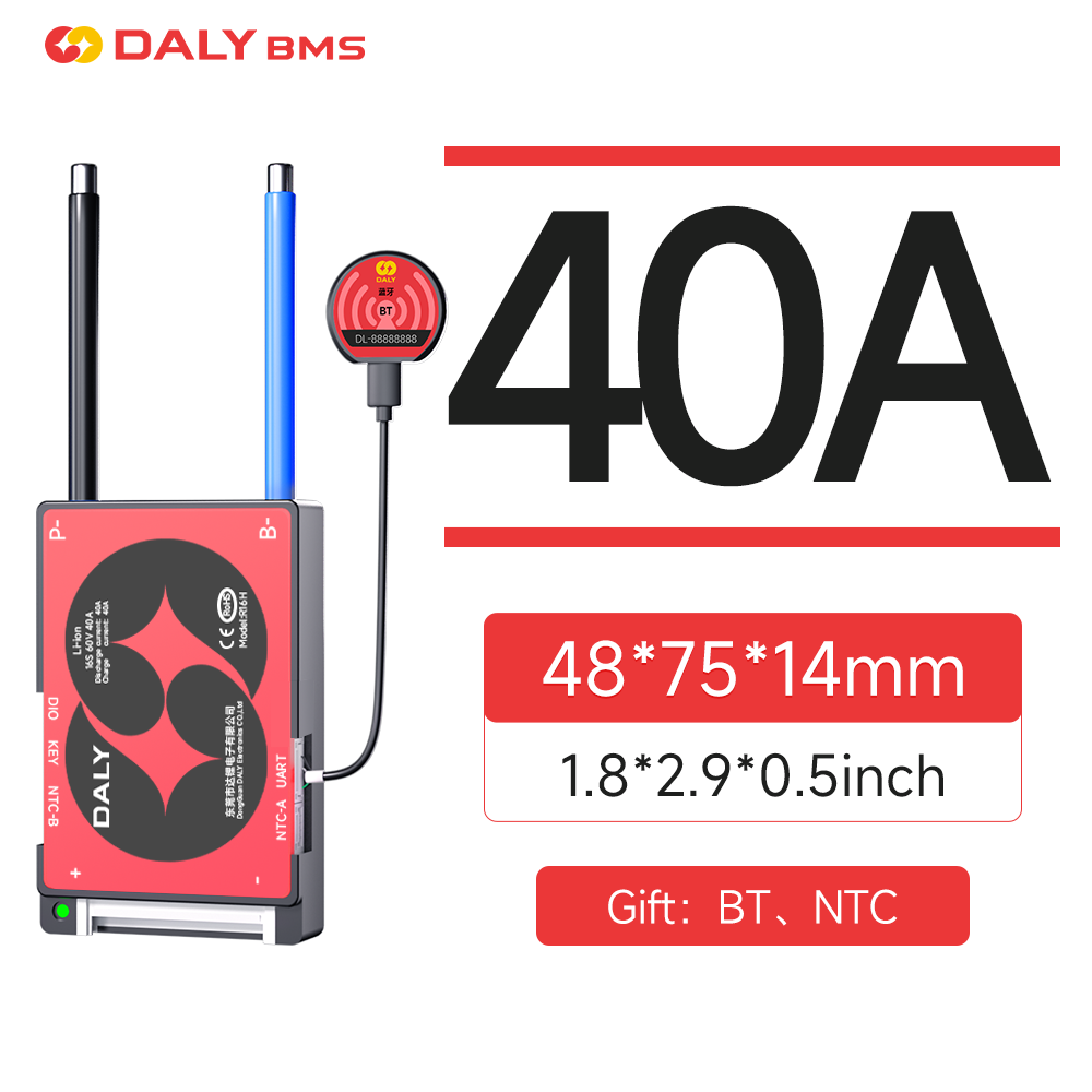DALYスマートBMS 16S 60V 40Aリチウムイオン - Proto Board のレビューと価格