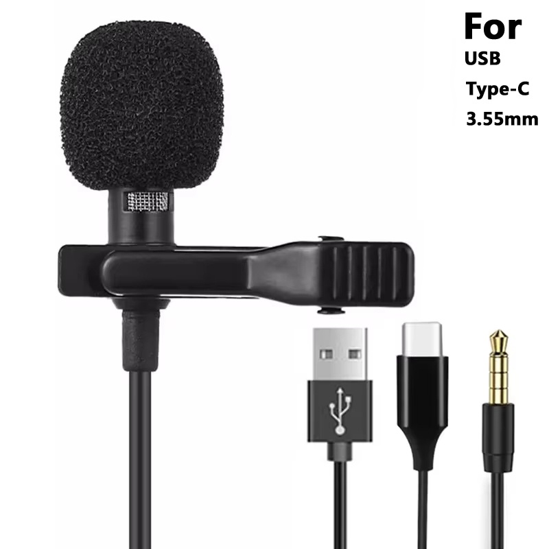 3.5 ミリメートルミニポータブルラベリアマイク PC ラッ - Usb C Cable のレビューと価格