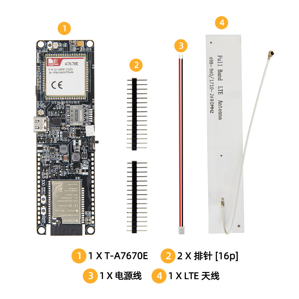 LILYGO T-A7670E ESP32モジュール、WiF - Esp32 Battery Holder Lipo のレビューと価格
