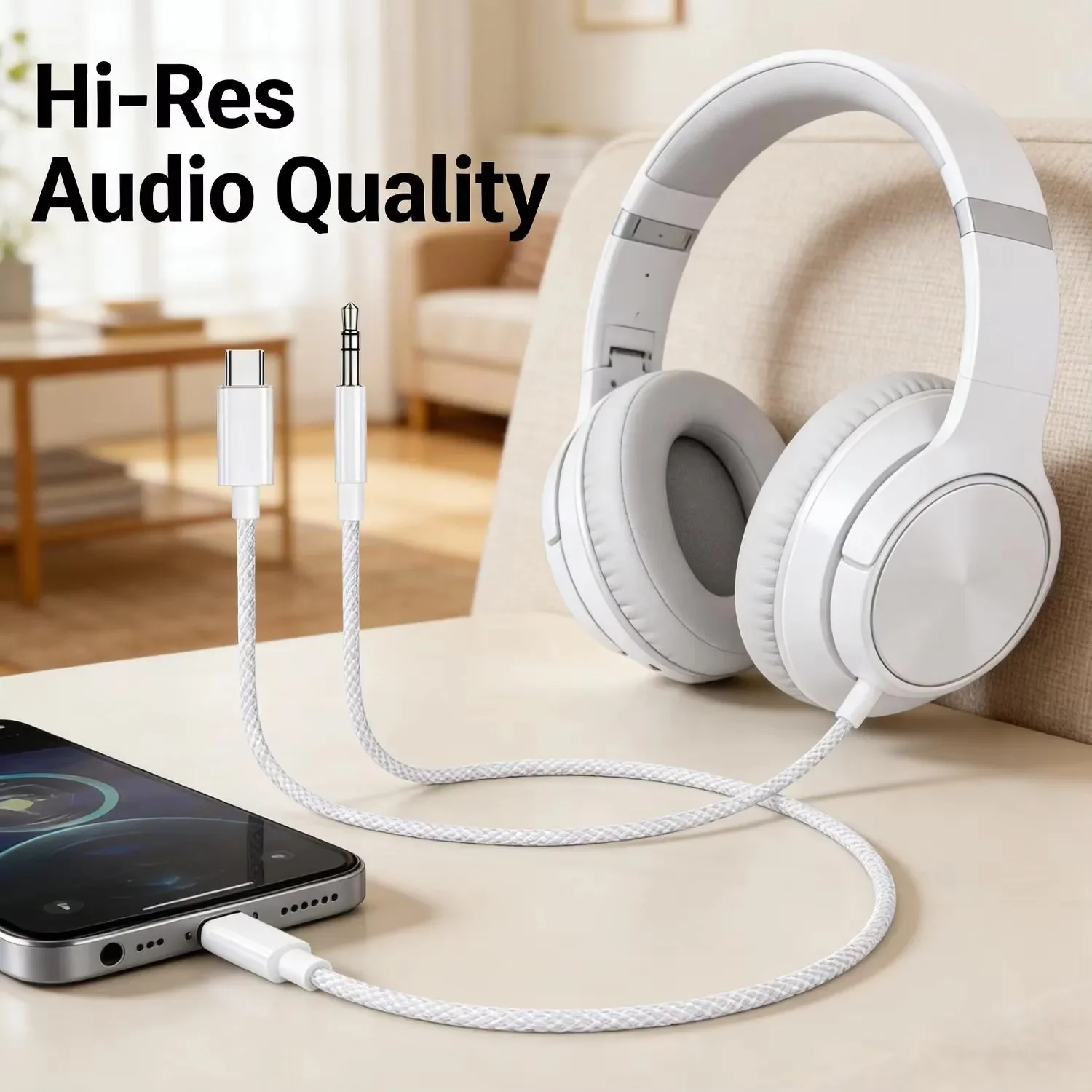 USB-C - 3.5mm オス AUX オーディオケーブル - Usb C Cable のレビューと価格