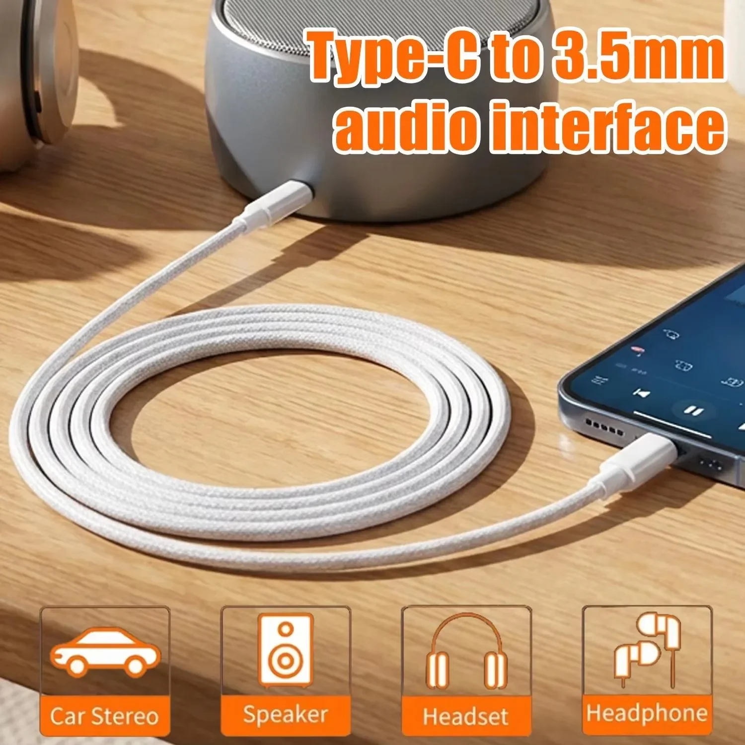 USB-C - 3.5mm オス AUX オーディオケーブル - Usb C Cable のレビューと価格