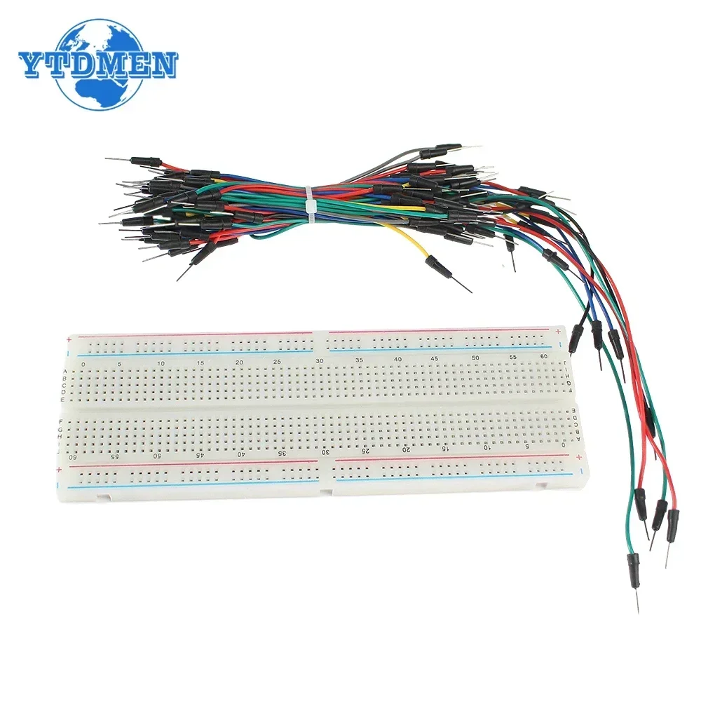MB-102 ブレッドボード 400 830 ポイントはんだ - Breadboard 400 Point のレビューと価格