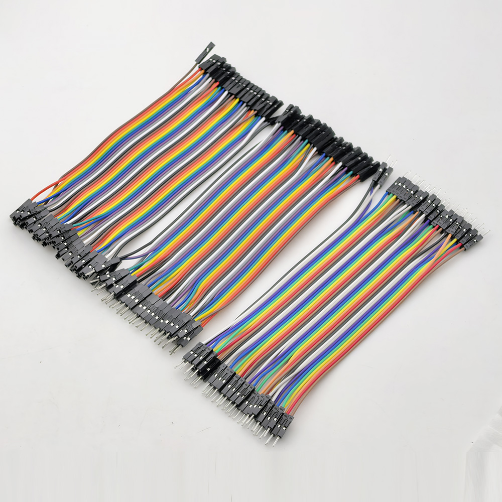 ブレッドボードジャンパーワイヤー 40ピン オス-オス、オス - Jumper Wire Kit のレビューと価格
