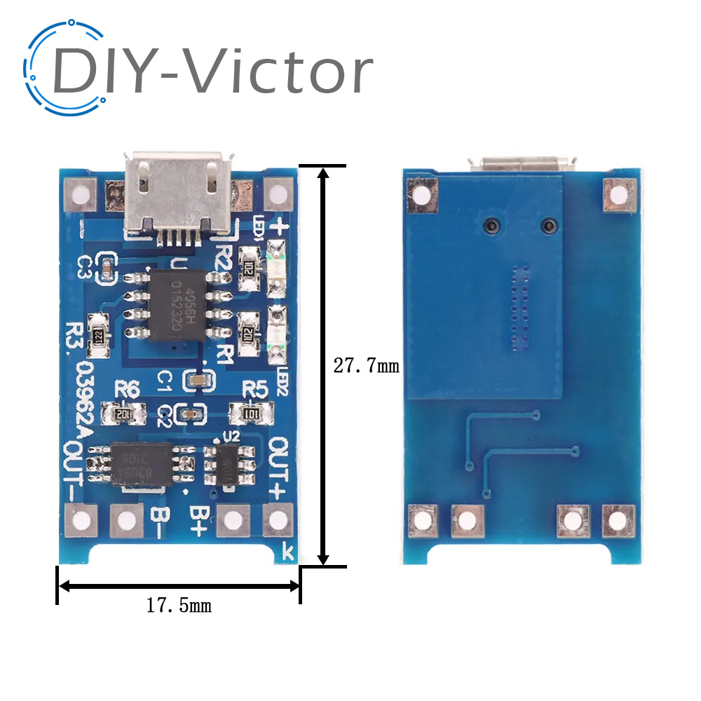 Arduino、type-cマイクロUSB、1a、18650 - Tp4056 Module のレビューと価格