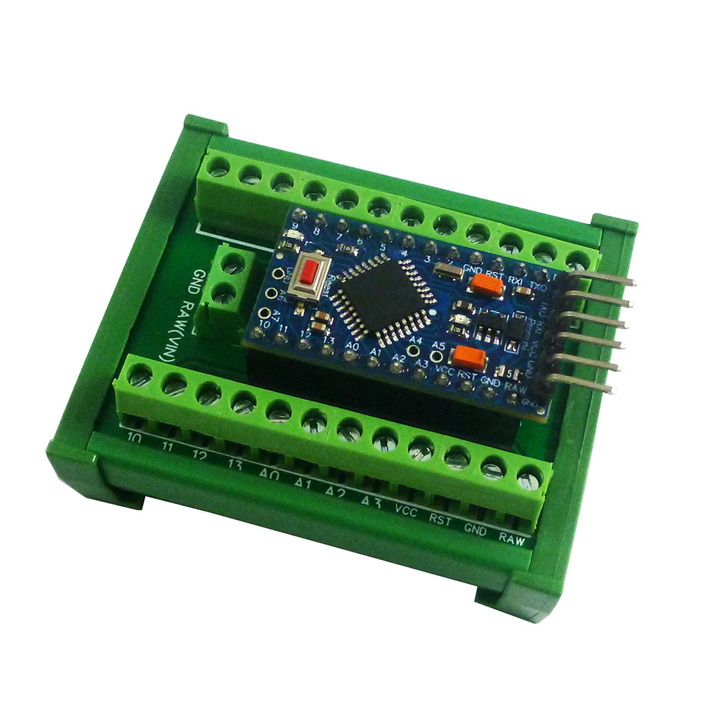DINレールマウント端子台アダプターモジュール Arduin - Screw Terminal Block のレビューと価格